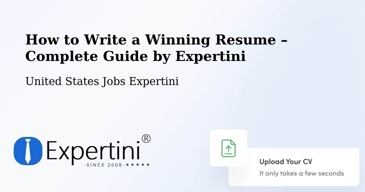 Resume Writing Guide for Job Seekers – Crownpoint - Crownpoint, United States Jobs Expertini