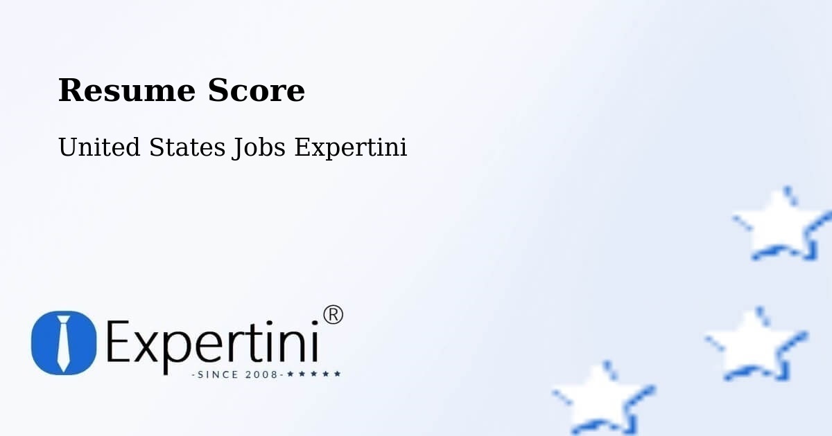 Resume Score & Job Description Match Tool – Crownpoint - United States Jobs Expertini
